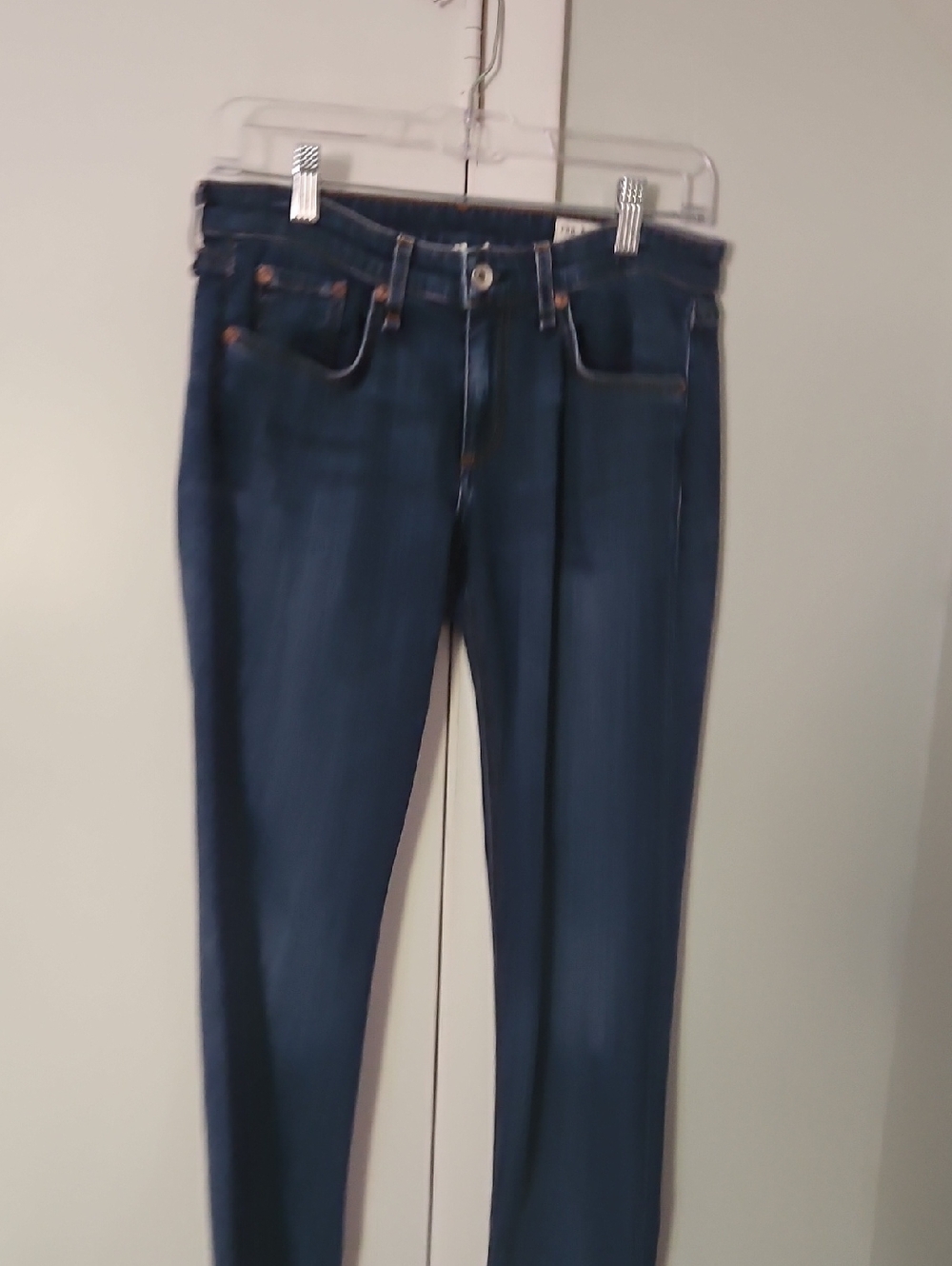 rag & bone Women's Dark Indigo Slim Jeans